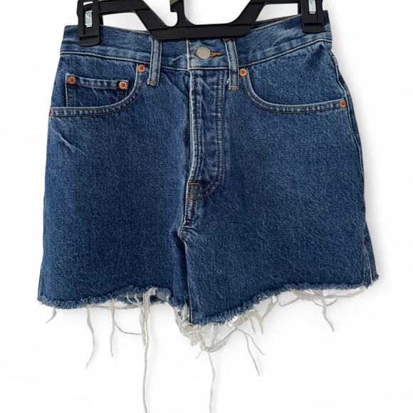 Lucky Brand Pants - High waisted blue denim shorts